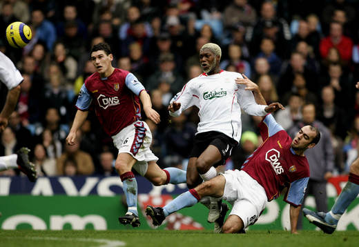 Djibril Cisse, Liverpool och Gareth Barry, Gavin McCann,