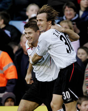Steven Gerrard jubel