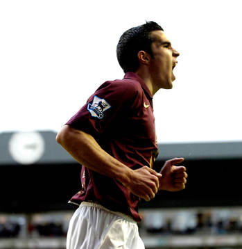 Robin Van Persie, Arsenal, jubel