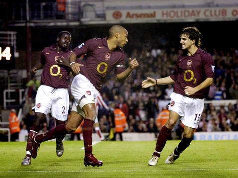 Thierry Henry, Arsenal, jubel