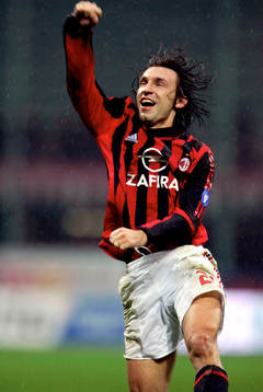 Pirlo, Milan, jubel