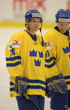 Johan Davidsson och Mika Hannula