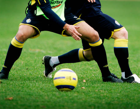 Fotboll, träning, Sverige, benskydd, skor, dobbar,