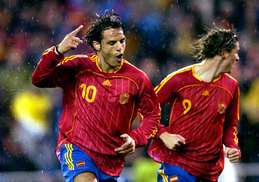 Fernando Morientes, Spanien jubel
