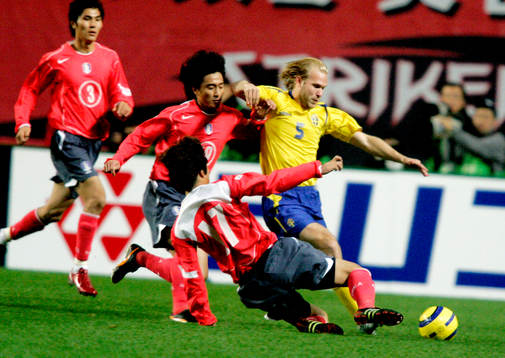 Mikael Dorsin, Sverige och Dong Jin Kim (3) Hwan Jung Ahn