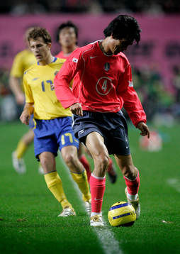 Jin Cheul Choi Sydkorea och Tobias Hysén, Sverige