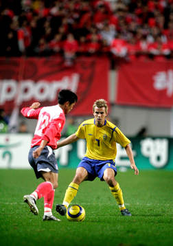Young Pyo Lee, Sydkorea och Niclas Alexandersson, Sverige