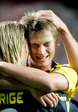 Markus Rosenberg, Sverige jublade och kramade om Fredrik