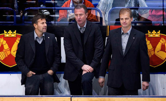 Mats Näslund, Jan Karlsson och Bengt-Åke Gustafsson,