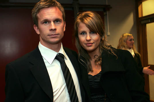 Tobias Linderoth med fru