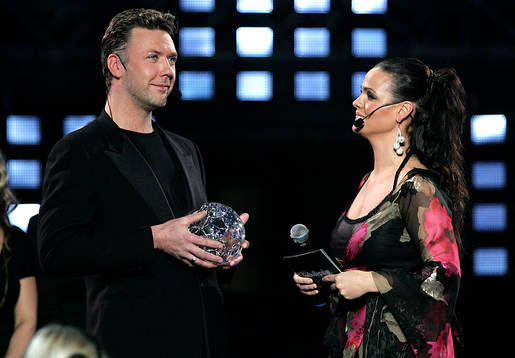 Mikael Persbrandt, Prisutdelare och Suzanne Sjögren,
