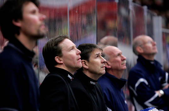 Charles Berglund och Hans Särkijärvi, tränare