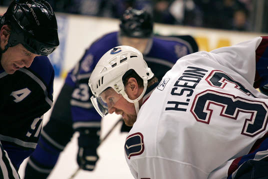 Henrik Sedin och Jeremy Roenick, Kings tekar