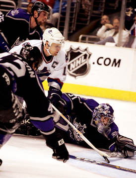 Markus Näslund, Canucks gör sitt andra mål för kvällen