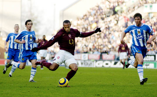 Fotboll, Premier League, Wigan - Arsenal