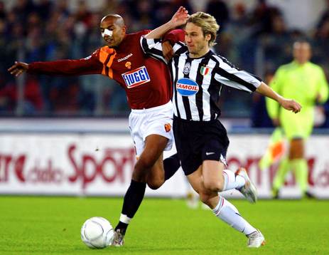 Pavel Nedved och Olivier Dacourt, Roma