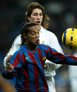 Fotboll, La Liga (Spansk Liga, El Classico) Real Madrid -