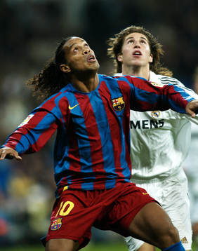 Fotboll, La Liga (Spansk Liga, El Classico) Real Madrid -