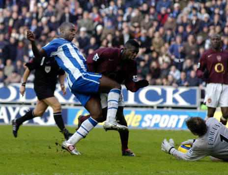 Fotboll, Premier League, Wigan - Arsenal