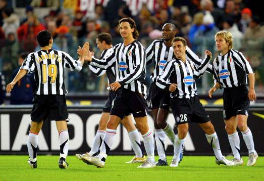 Pavel Nedved, Gianluca Zambrotta, Giorgio Chiellini, Zlatan