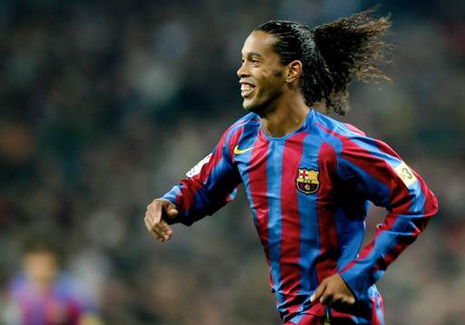 Ronaldinho, Barcelona, jubel