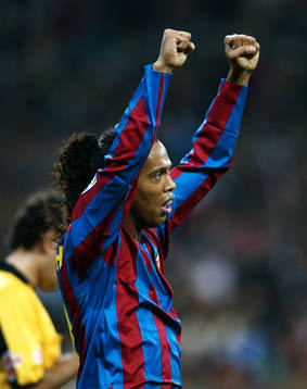 Ronaldinho, Barcelona (jubel)