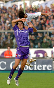Luca Toni, Fiorentina, nickduell med Nesta, Milan