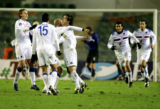 Sergio Volpi, Sampdoria gjorde 1-1