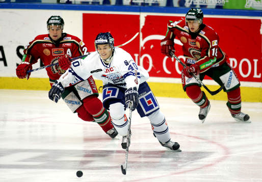 Niklas Andersson och Kirill Starkov, Frölunda och Jussi