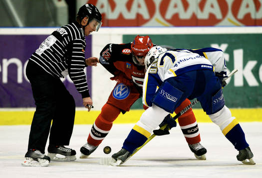 Johan Davidsson, HV71 och Justin Mapletoft, Södertälje