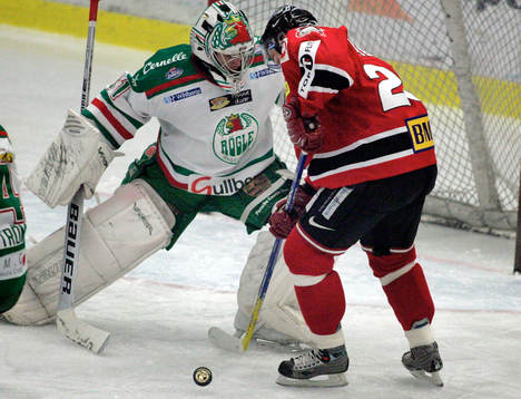 Mikael Wahlberg, Malmö och Andreas Andersson (målvakt),