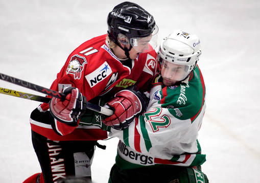 Johan Forsberg, Malmö och Mattias Carlsson, Rögle