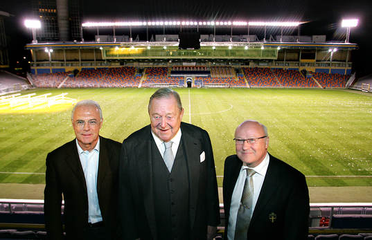 Franz Beckenbauer, Lennart Johansson och Lars-Åka Lagrell