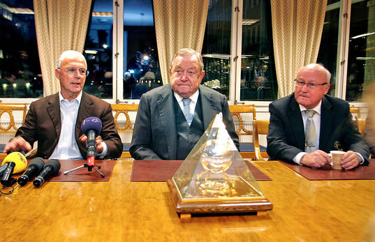 Franz Beckenbauer, Lennart Johansson och Lars-Åke Lagrell