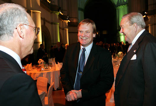 Ronnie Hellström, Franz Beckenbauer och Lennart Johansson
