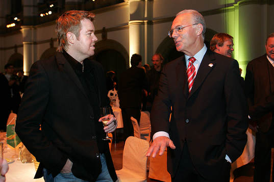 Tomas Brolin och Franz Beckenbauer