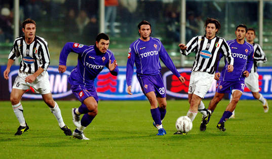 Fotboll, italiensk, Serie A, Fiorentina - Juventus