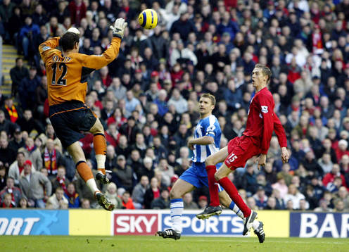Fotboll, engelsk, Premier League,  Liverpool - Wigan
