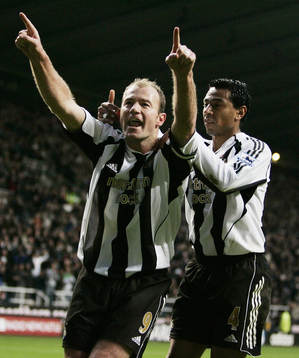 Fotboll, engelsk, Premier League, Newcastle United - Aston