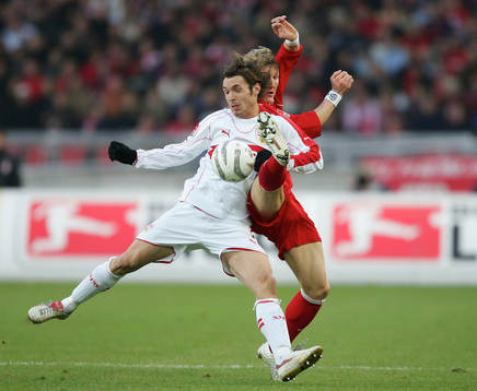 Christian Tiffert och Bastian Schweinsteiger