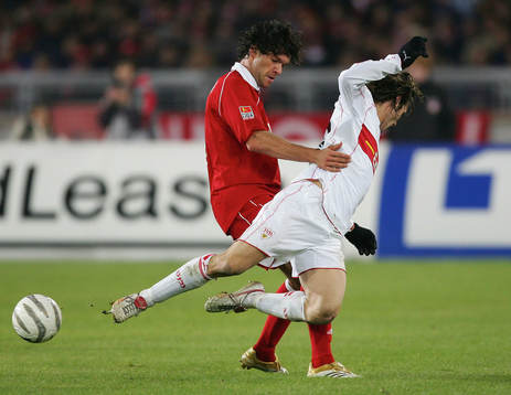 Michael Ballack, Bayern och Christian Tiffert, Stuttgart