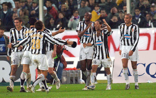 Camoranesi,  Juventus, jubel