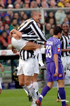 Trezeguet och Zlatan Ibrahimovic, Juventus, jubel