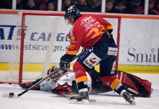 Johan Andersson, Växjö och Corey Hirsch, målvakt, Malmö