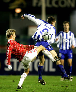 Rasmus Würtz, Aalborg och Stefan Selakovic,  Göteborg