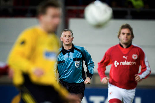Domare Mikael Svendsen, från Danmark