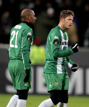 Paulinho Guára, jublar med Jeffrey Aubynn