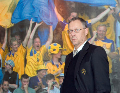 Fotboll, Presskonferens Landslagstruppen till vinterturnén