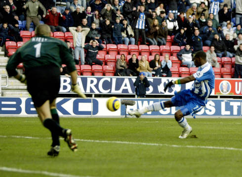 Fotboll, engelsk, Premier League, Wigan Athletic - Charlton