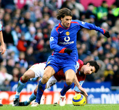 Fotboll, engelsk, Premier League, Aston Villa - Manchester